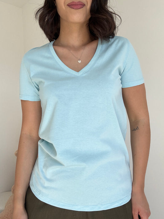 T-shirt scollo a V Lumina