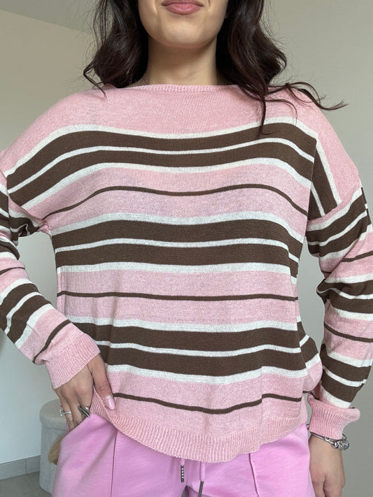 Maglia filo riga