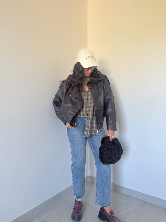 Bomber ecopelle