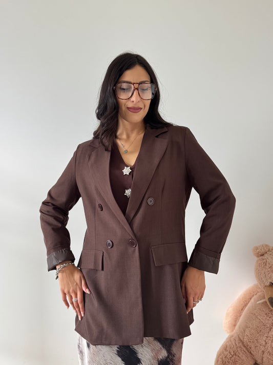 Blazer Delia cioccolato