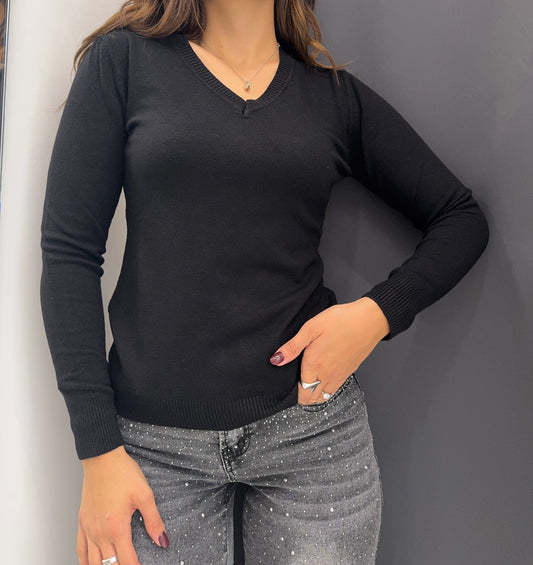 Maglia Susy Mix nera