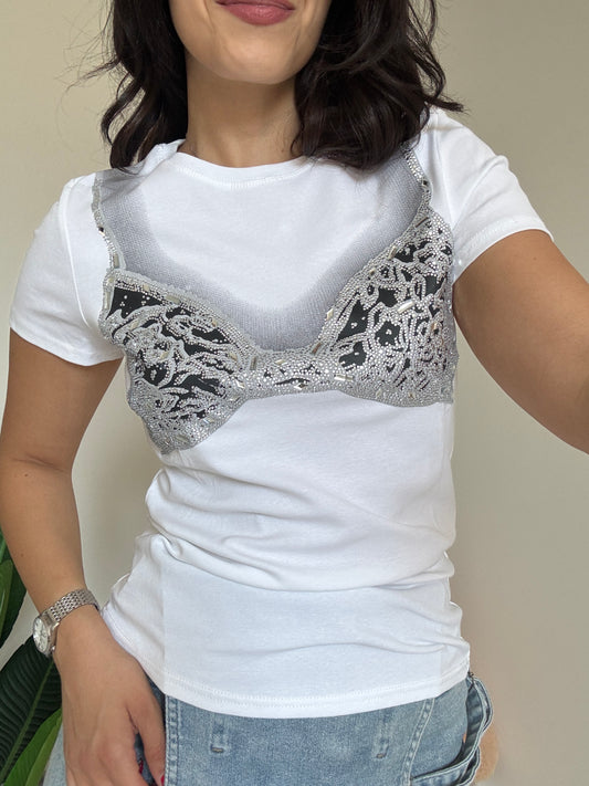 T-shirt bralette