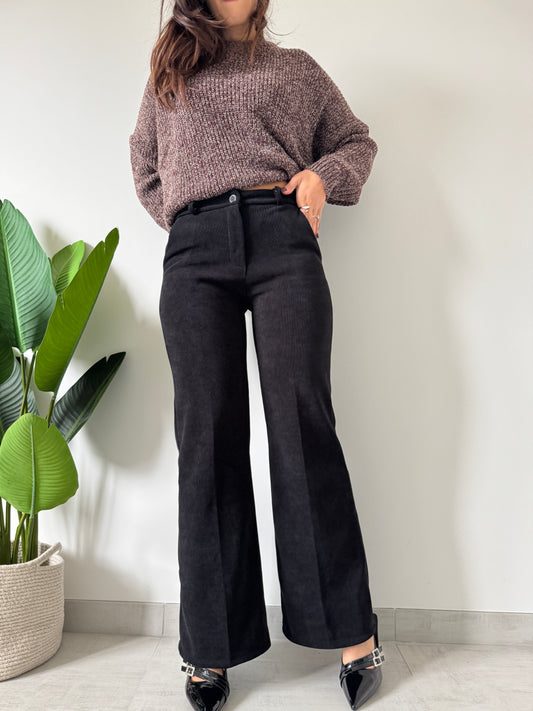 Pantalone velluto rosy