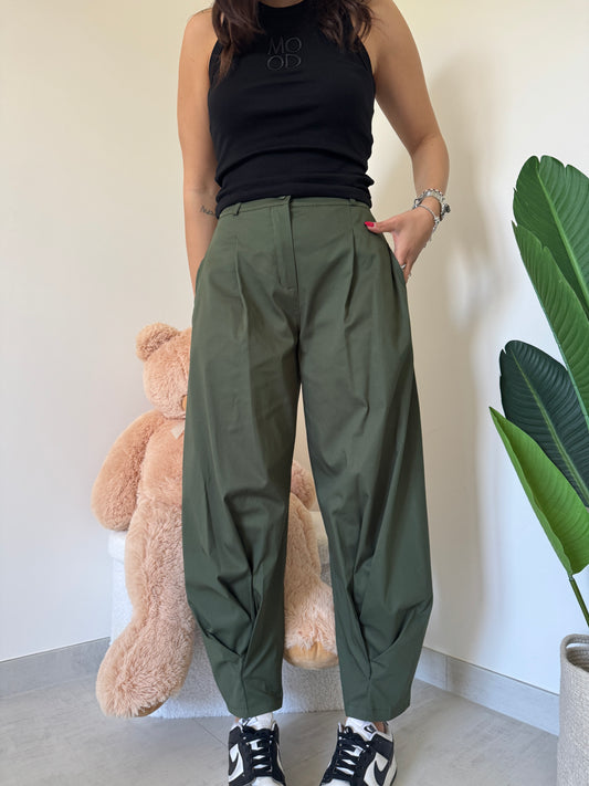 Pantalone cotone balloon