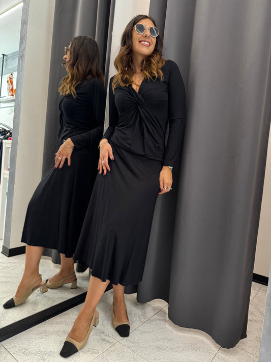 Abito nodo Brend nero