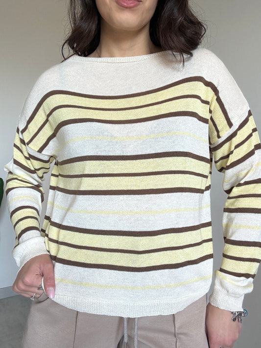 Maglia filo riga