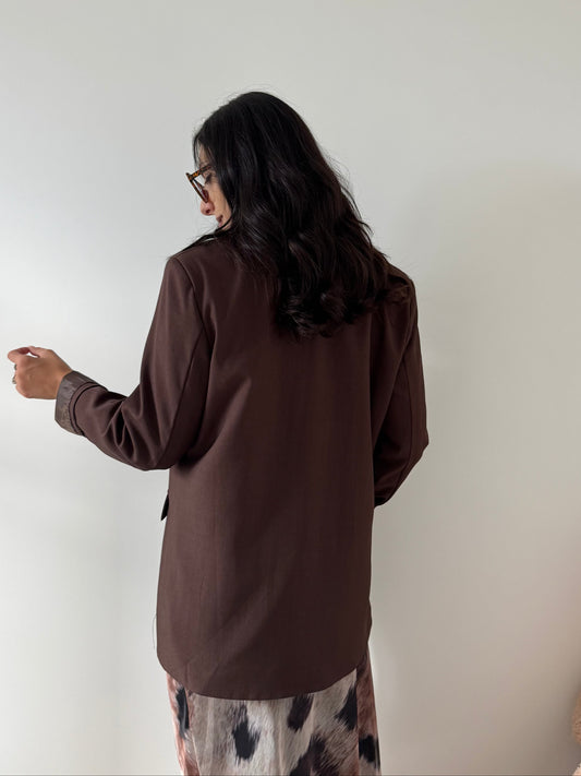 Blazer Delia cioccolato