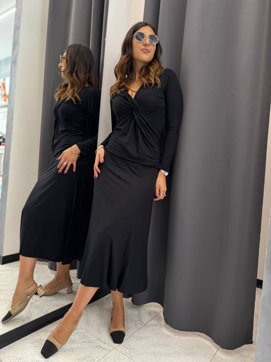 Abito nodo Brend nero