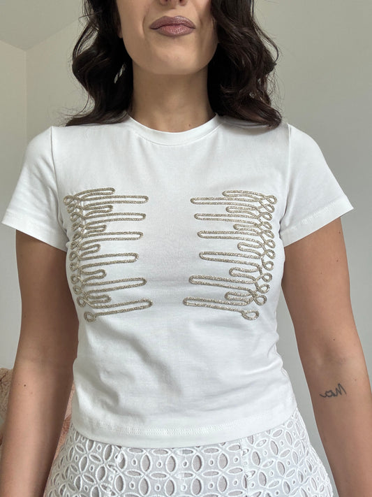 T-shirt intreccio Lumina