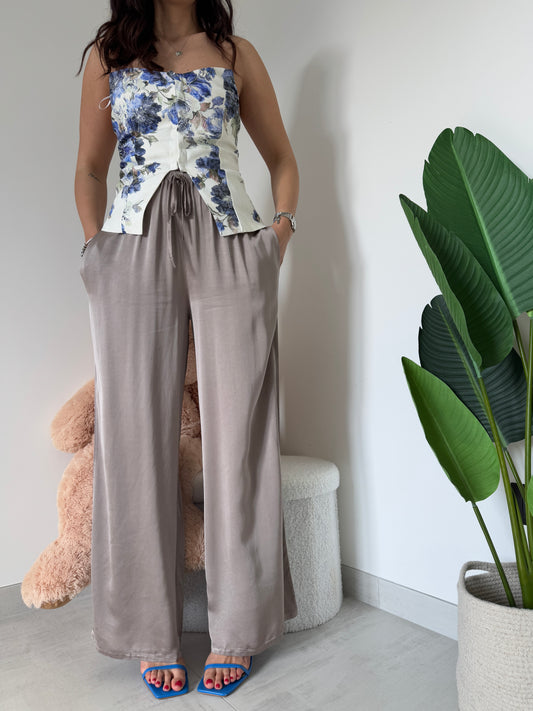 Pantalone satin